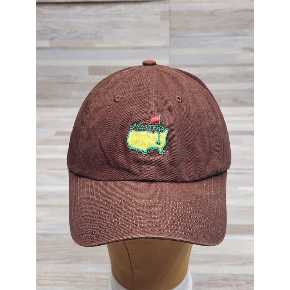 The Masters Golf Hat Augusta National American Needle BROWN.